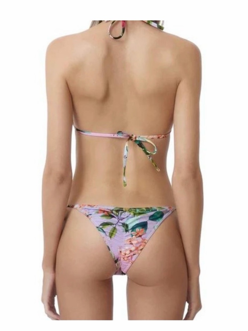 PQ Swim Floral Bikini - Purple and Green set the Bikinis